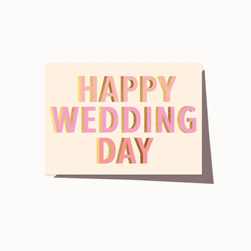 Elm Paper - HAPPY WEDDING DAY CARD