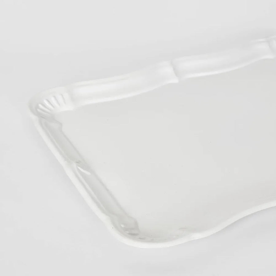 Florabelle - White Metal Trays