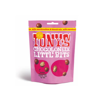 Tony's Chocolonely - Lil' Bits Milk Marshmallow S'mores Mix - 113g