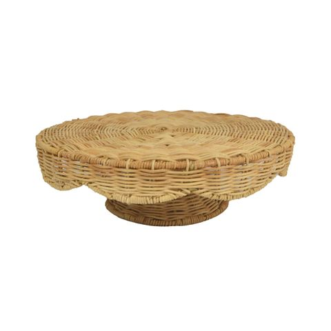 Coast to Coast Home - Havana Rattan Footed Stand - 30x9cm Nat