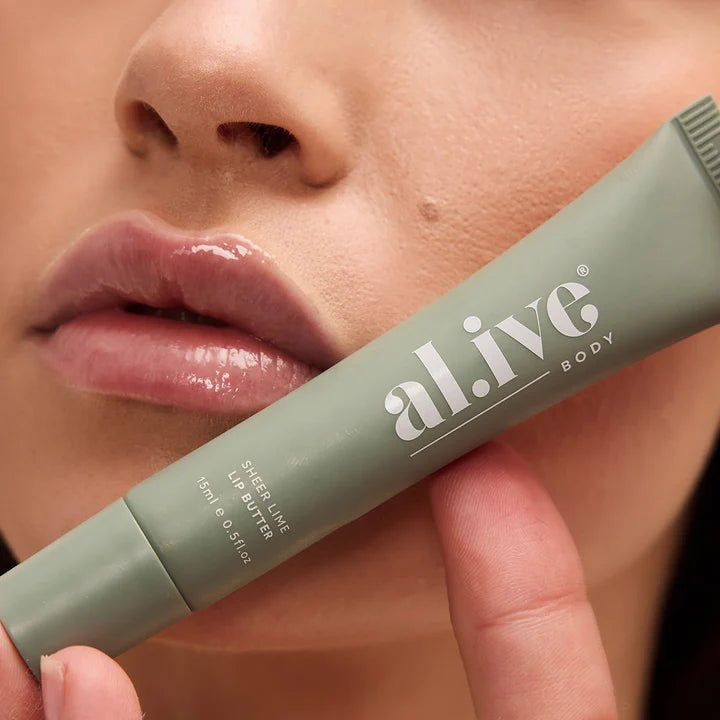 Al.ive Body - Lip Butter - Sheer Lime