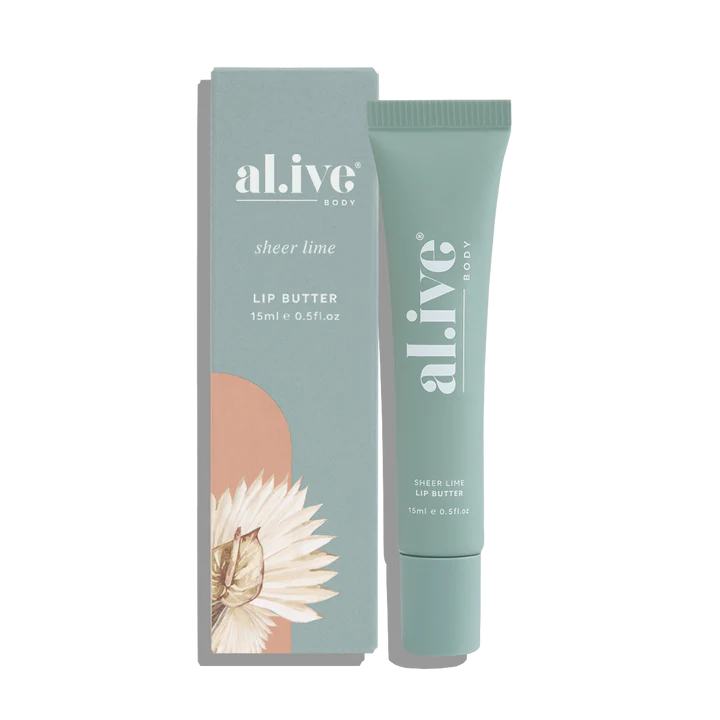 Al.ive Body - Lip Butter - Sheer Lime