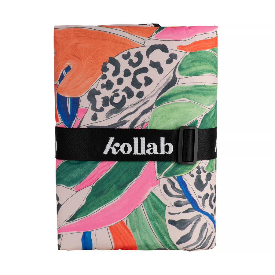 Kollab - Picnic Mat - Leopard Tropics