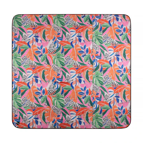 Kollab - Picnic Mat - Leopard Tropics