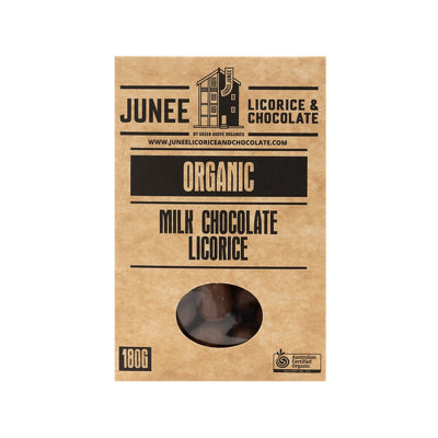 Junee - Organic Milk Chocolate Licorice - 180g