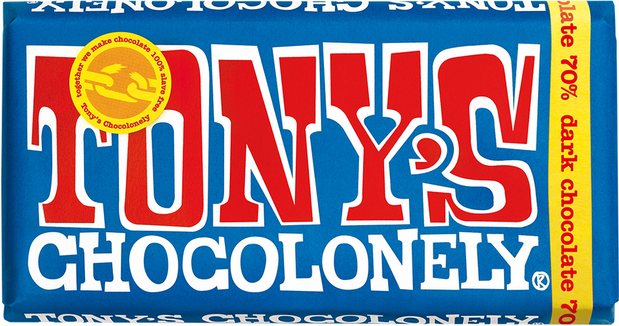 Tony's Chocolonely - Extra Dark Chocolate - 70% - 180g