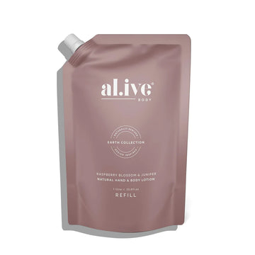 Al.ive Body - Raspberry Blossom & Juniper - 1L Lotion Refill