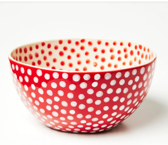 Jones & Co - CHINO BOWL RED DOT